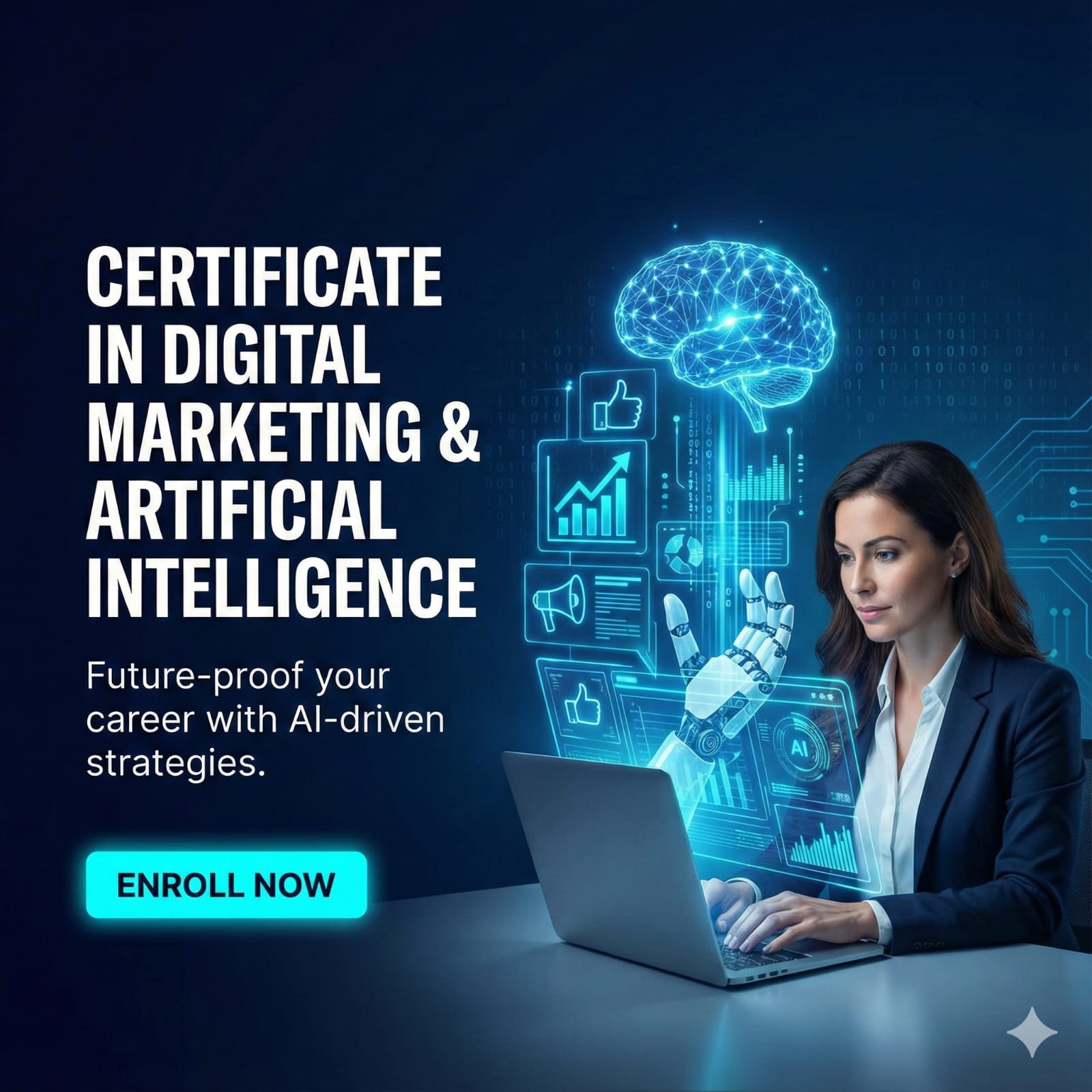 Certificate in Digital Marketing & Artificial Intelligence